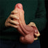 10'' Dual layered Platinum Silicone Cock